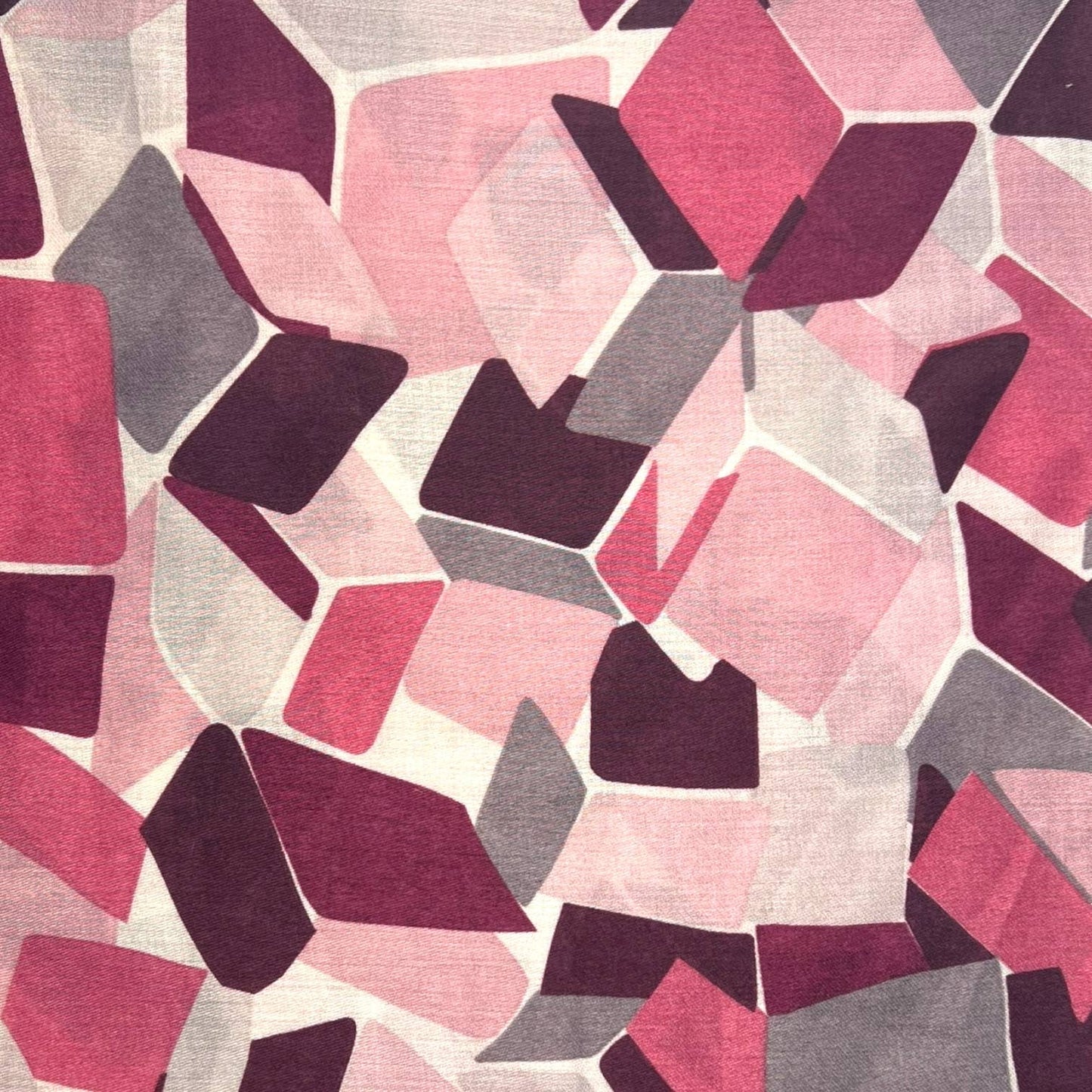 Blue jelly print scarf