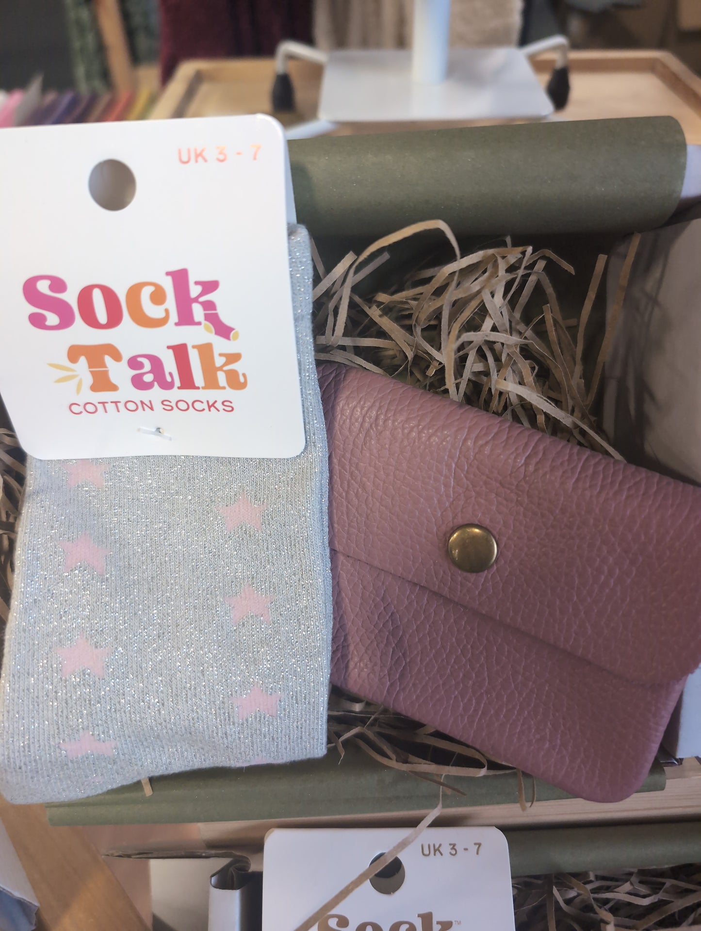 Gift Box - Sock & Purse - Pink