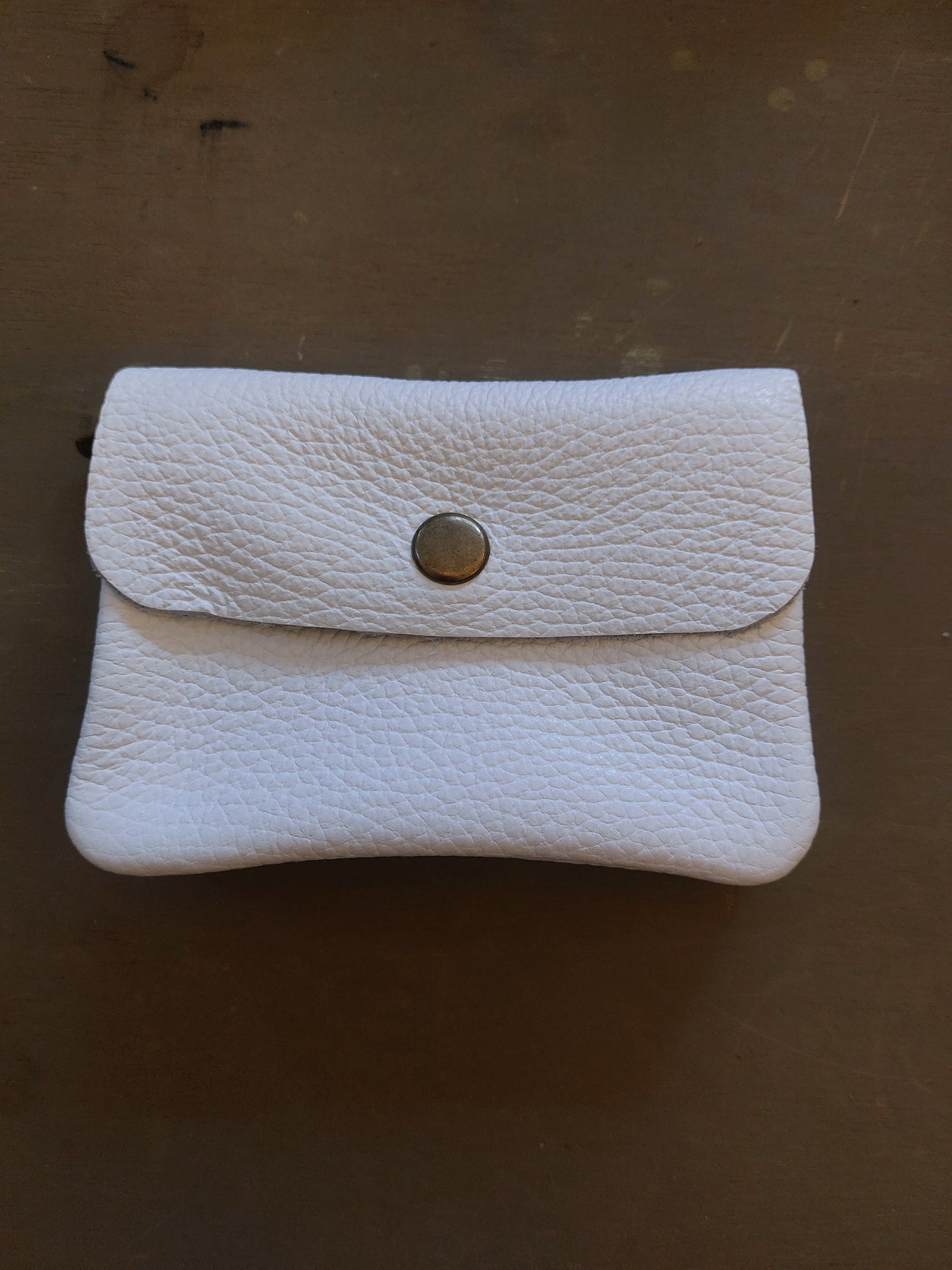 Leather purse- White