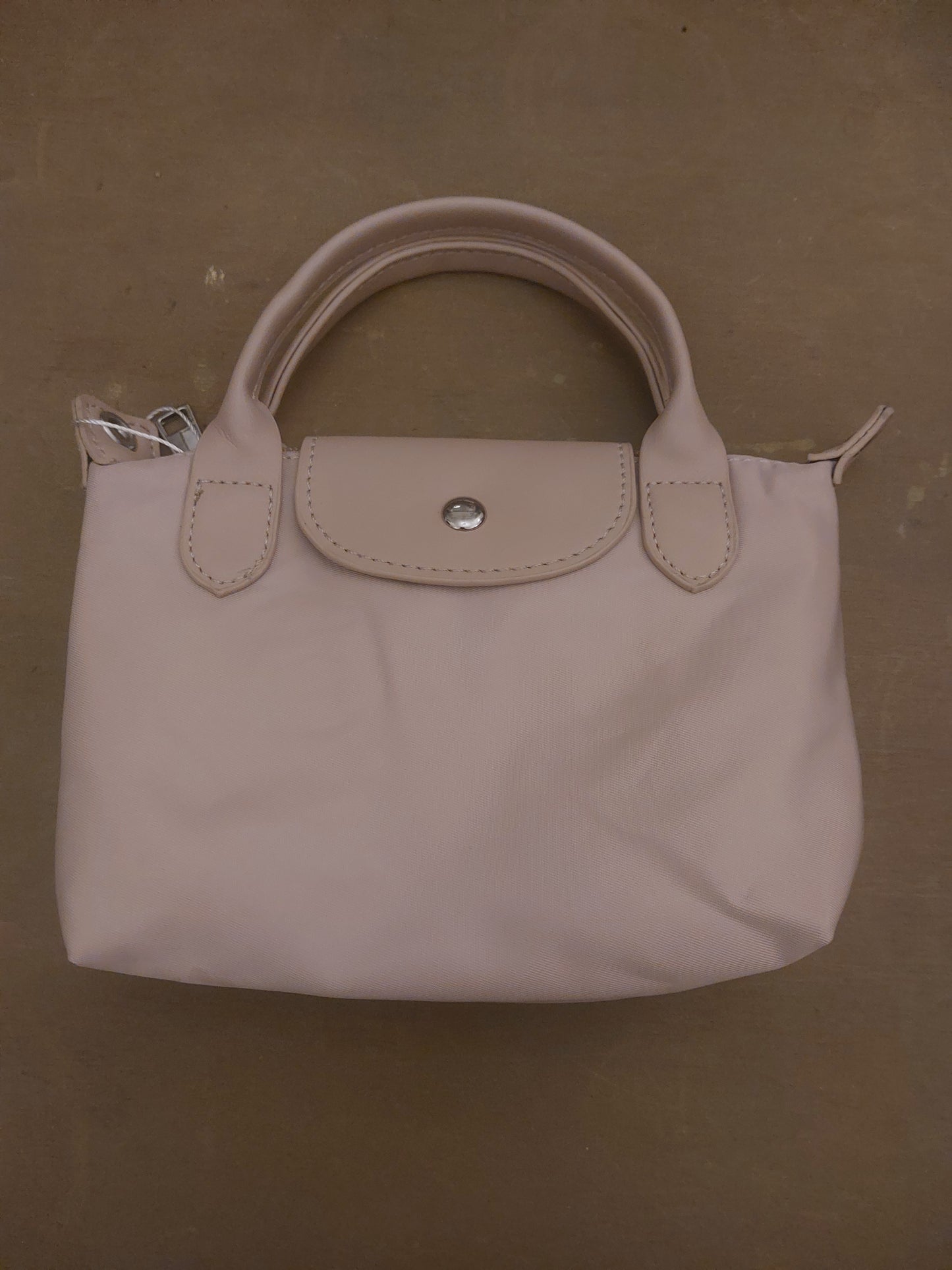 Nylon mini crossbody bag - Beige