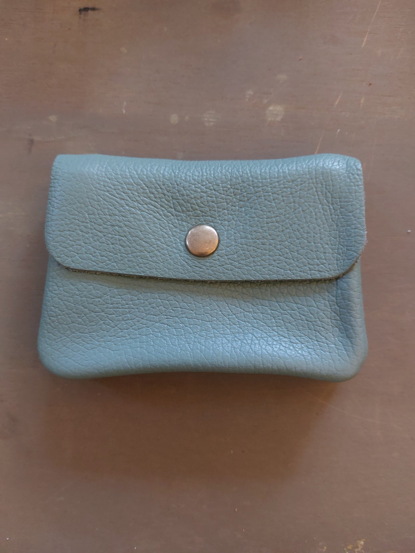 Leather purse- Sage Green