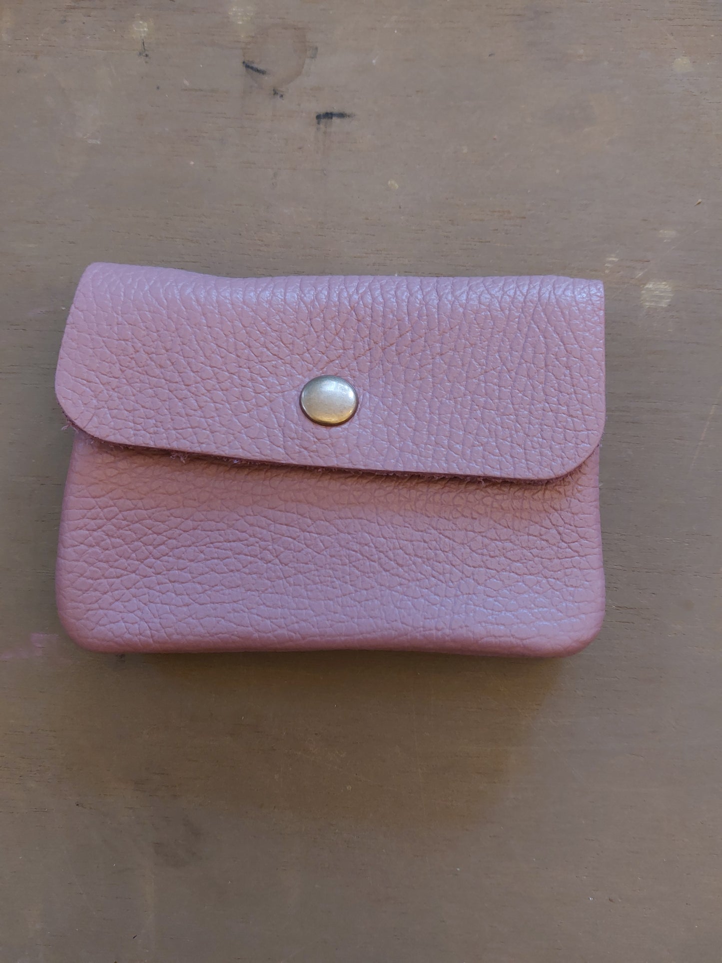 Leather purse  - Dusky Pink