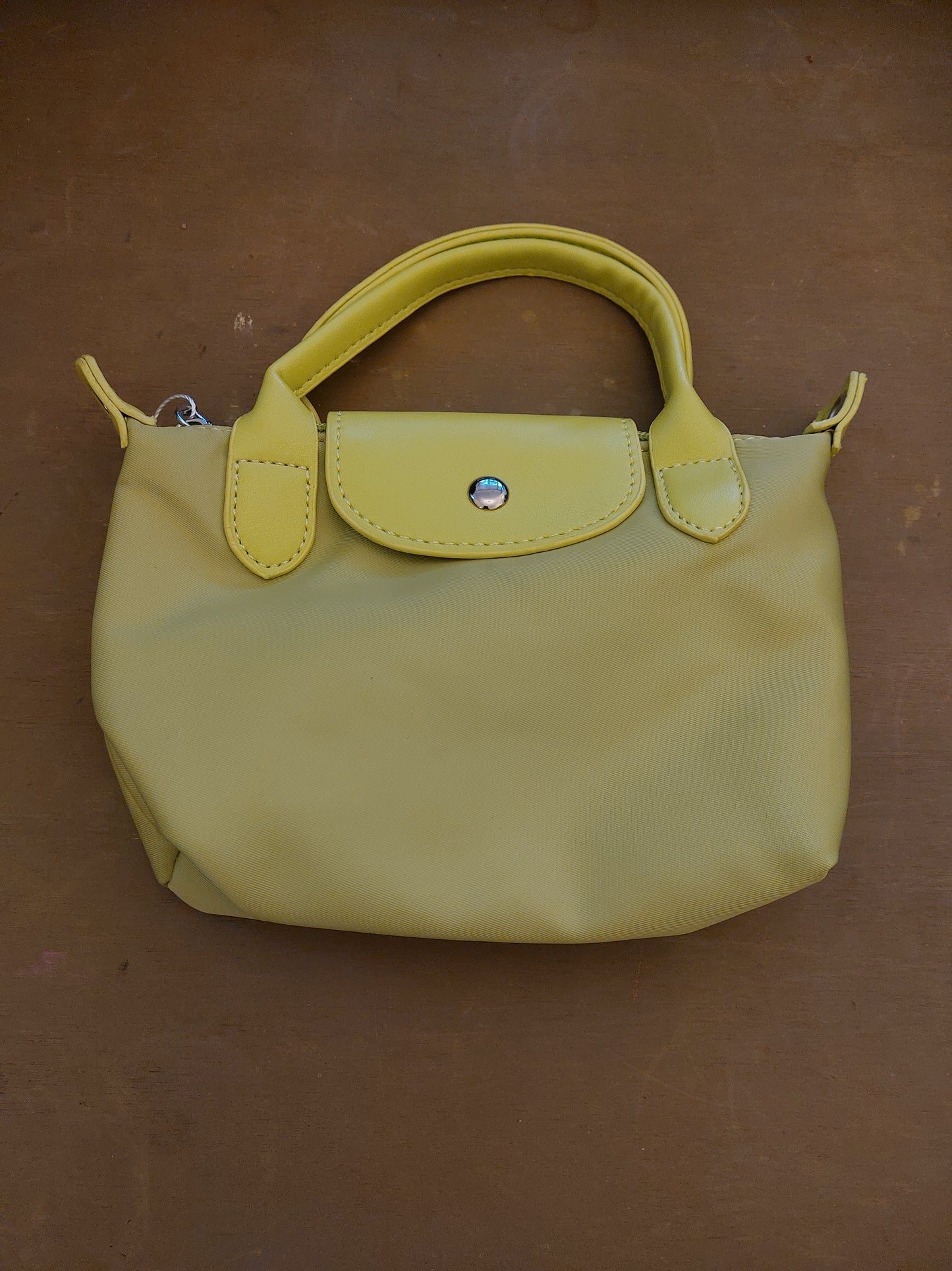 Nylon mini crossbody bag - Lime