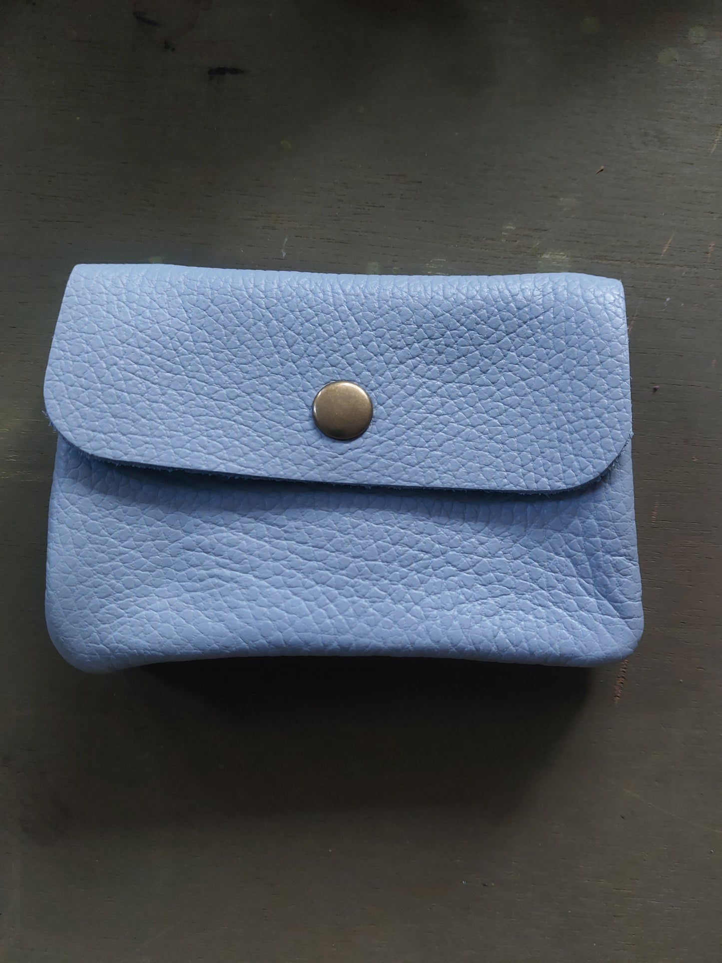 Leather purse - Pale Blue