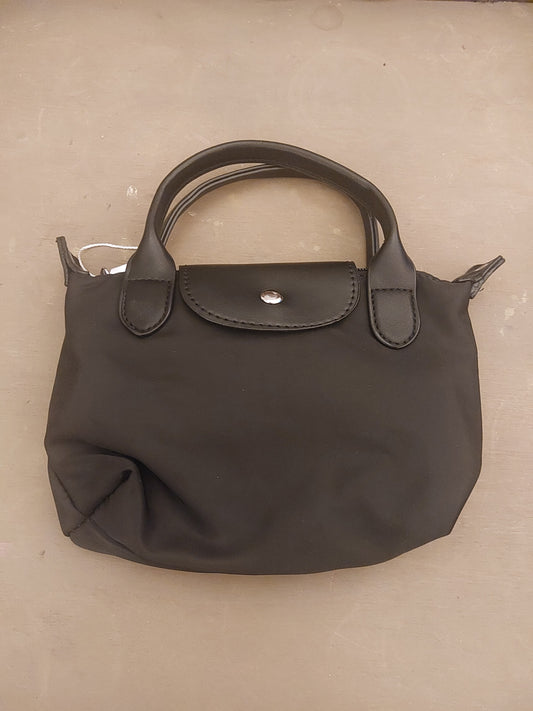 Nylon mini crossbody bag - Black
