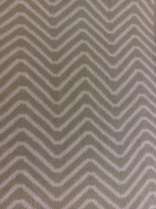 Green chevron pull through scarf