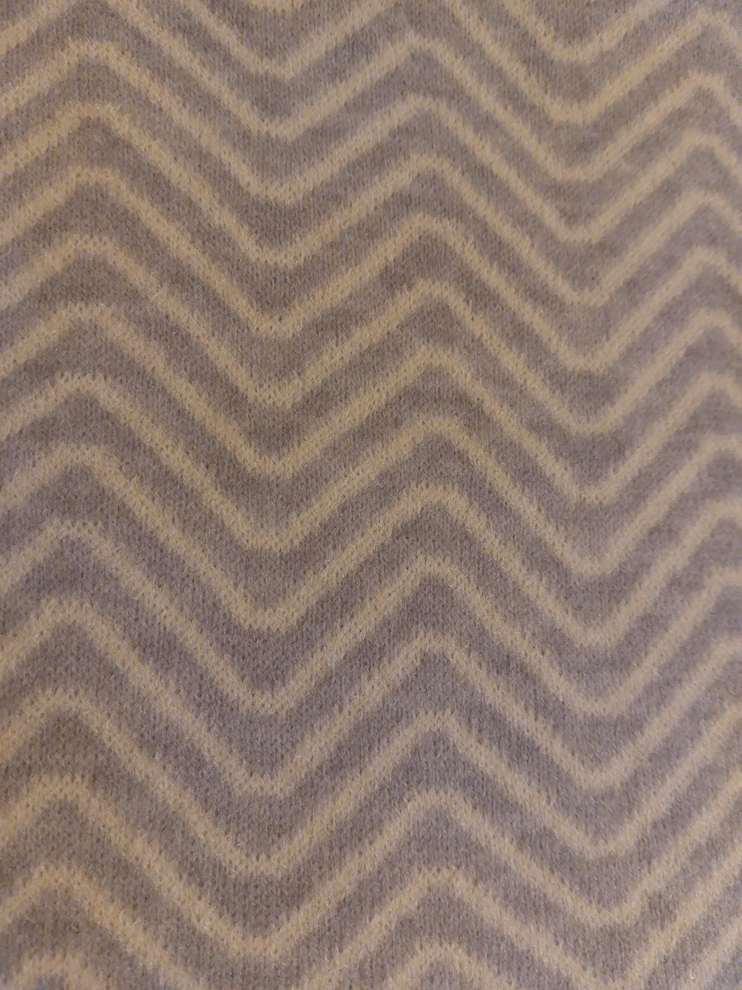 Grey chevron pull through scarf