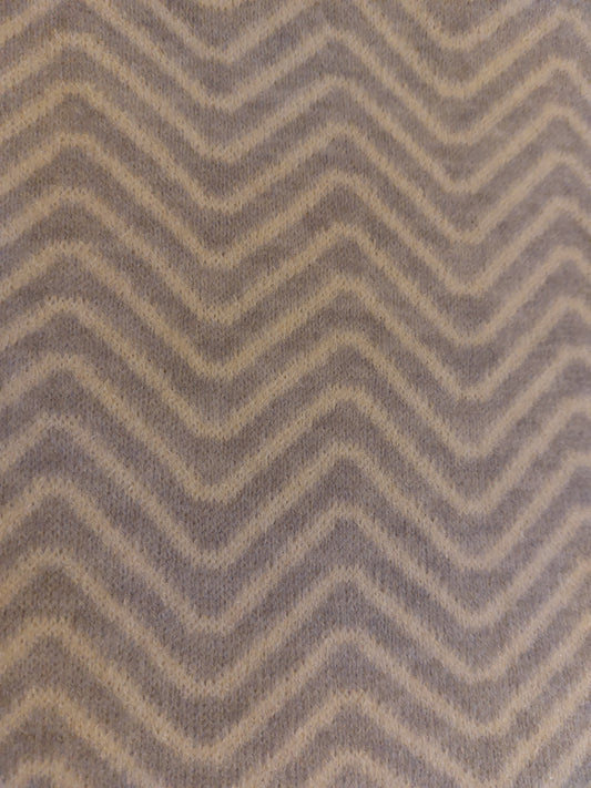 Grey chevron pull through scarf